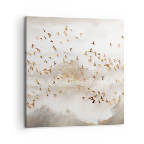 Tablou pe pânză - A sosit timpul... - 50x50 cm