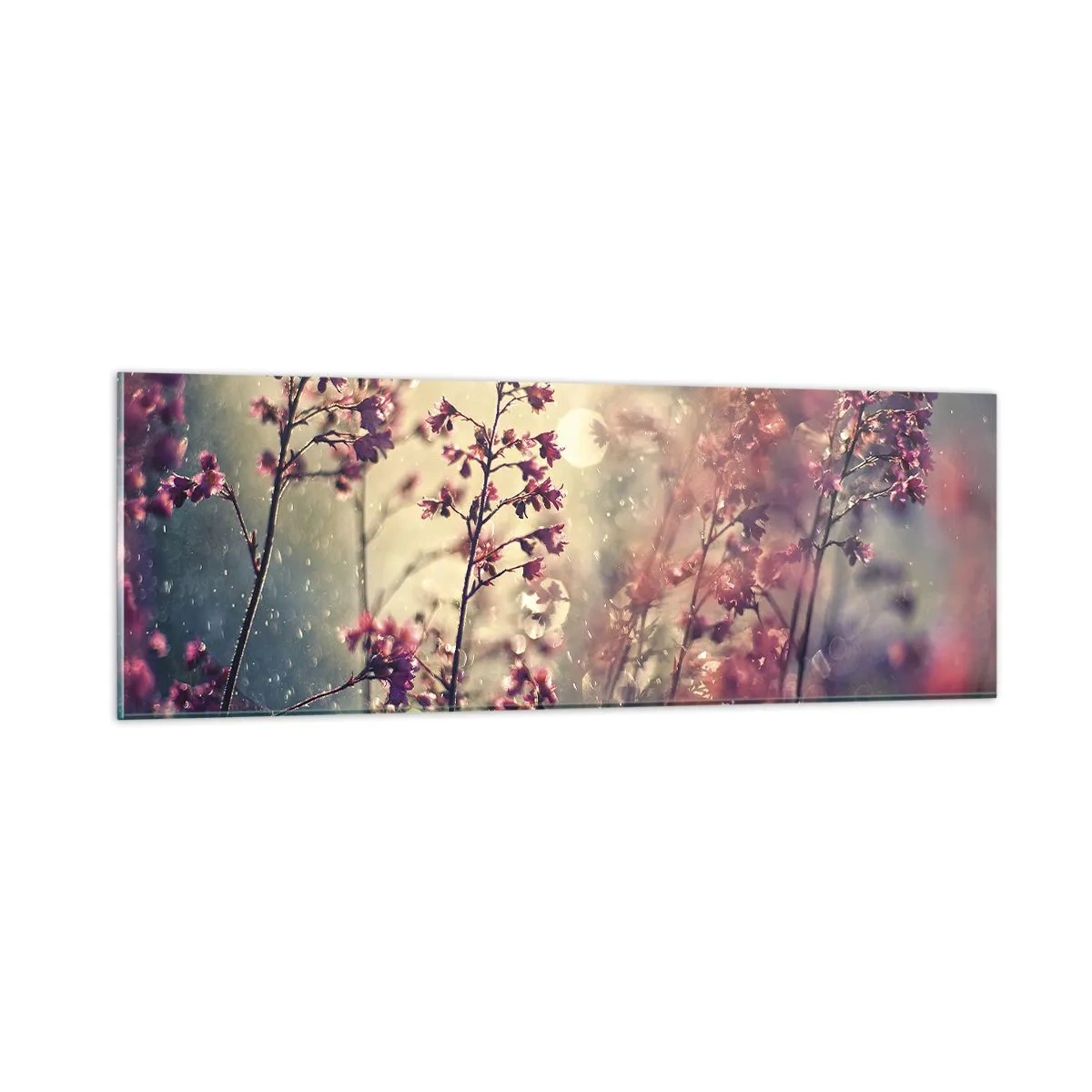 Tablou pe sticlă - Grădina secretă - 90x30 cm