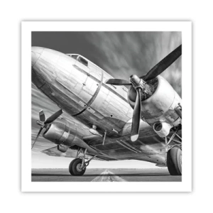 Poster - Întotdeauna gata de zbor - 60x60 cm