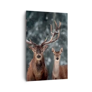 Tablou pe pânză - Stăpânul pădurii și soția sa - 80x120 cm