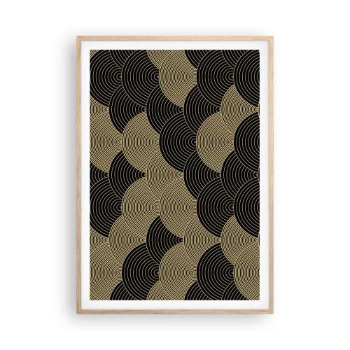 Poster în ramă de stejar deschis - Unitate în multiplicitate - 70x100 cm