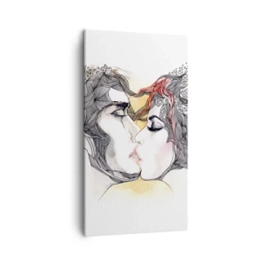 Tablou pe pânză - Lumea nu există - 45x80 cm