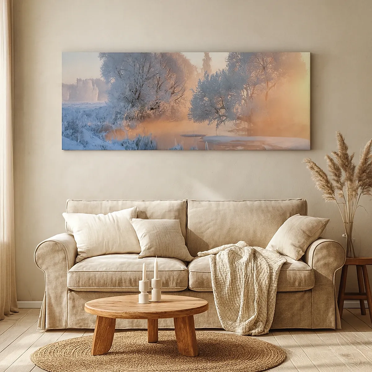 Tablou pe pânză - Totul strălucește în cristal însorit - 30x30 cm