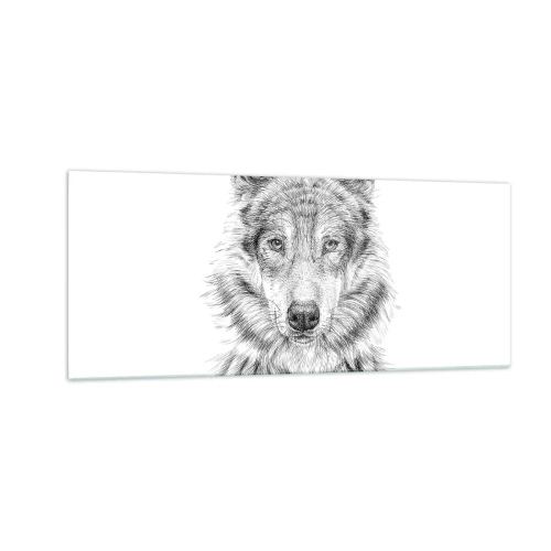 Tablou pe sticlă - Un lider înnăscut - 100x40 cm