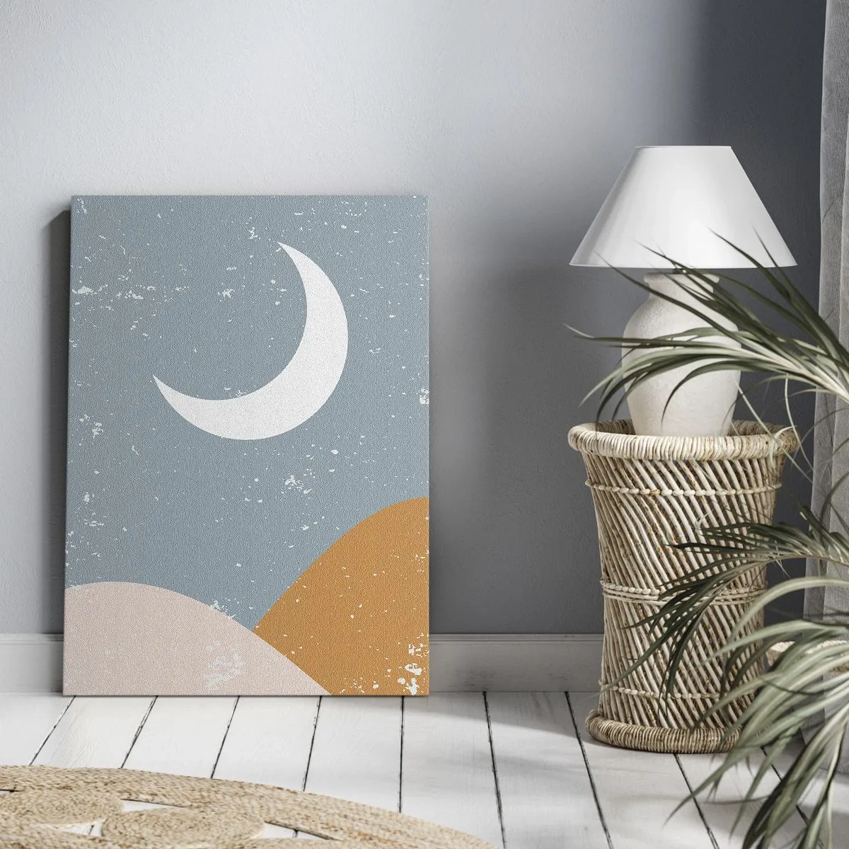 Tablou pe pânză - Miracol tuturor nopții - 45x80 cm