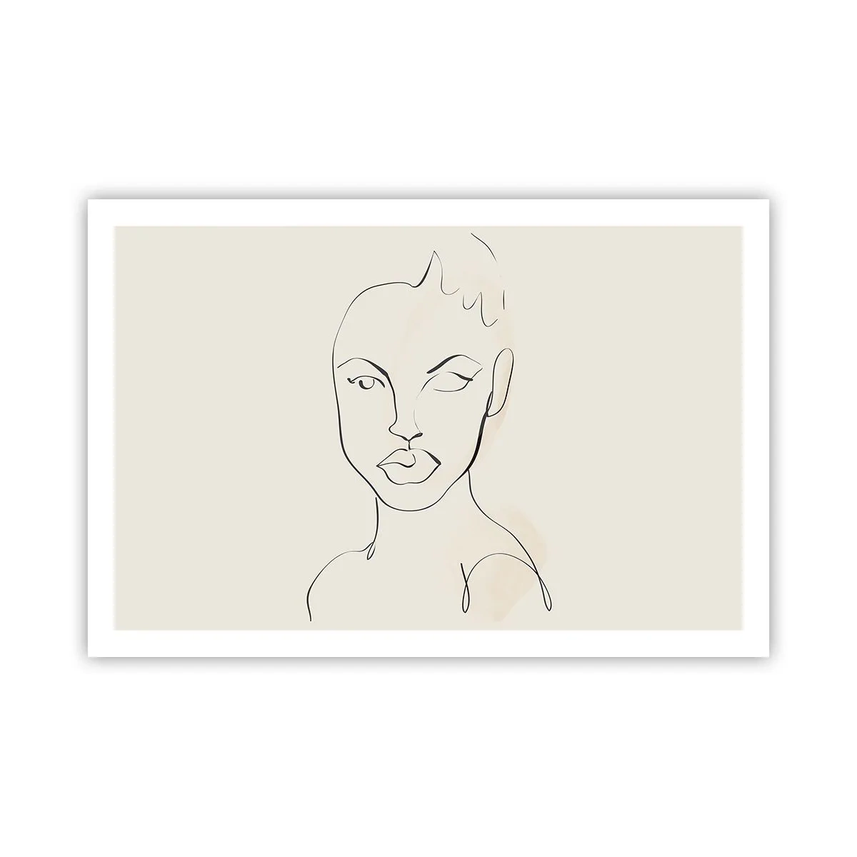 Poster - Schiță de senzualitate - 91x61 cm