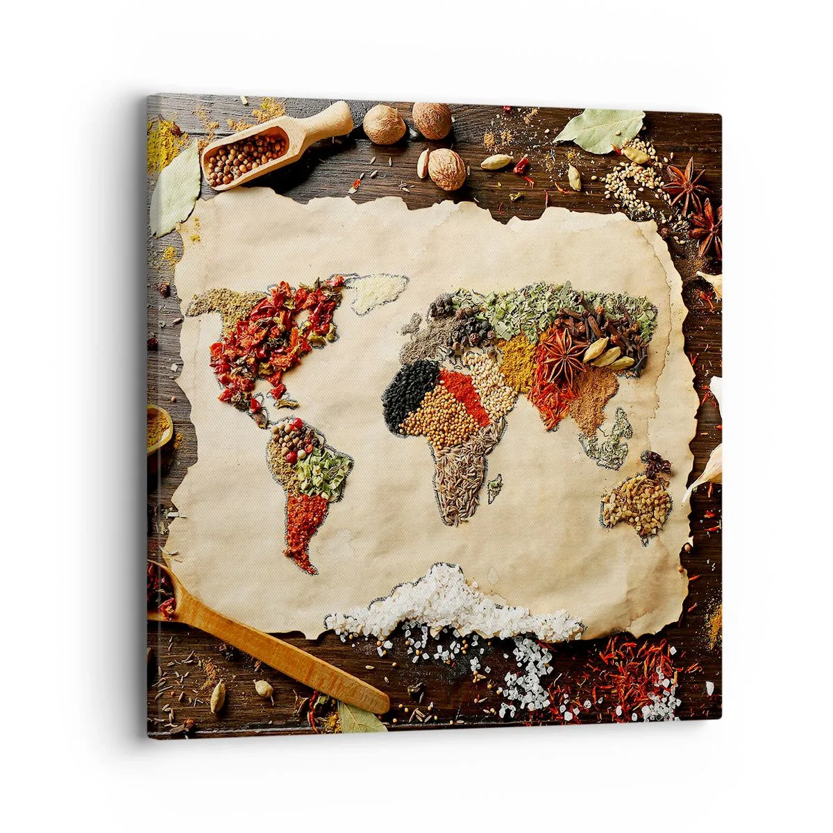 Tablou pe pânză - Toate gusturile lumii - 30x30 cm