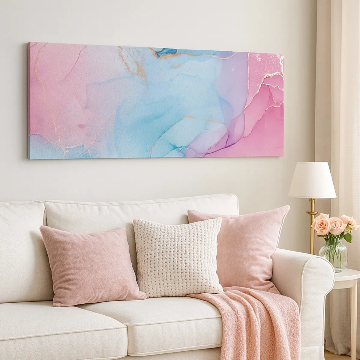 Tablou pe pânză - Întâlnire și întrepătrundere - 30x30 cm