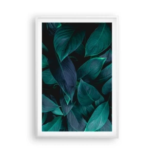 Poster în ramă albă - Verdeața în sine - 61x91 cm