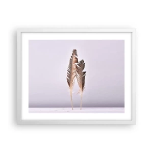 Poster în ramă albă - Împotriva neantului - 50x40 cm