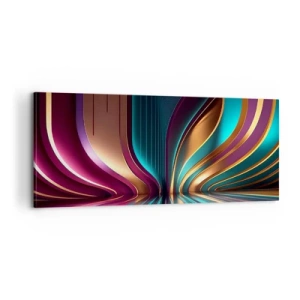 Tablou pe pânză - Arhitectură de lumină - 100x40 cm