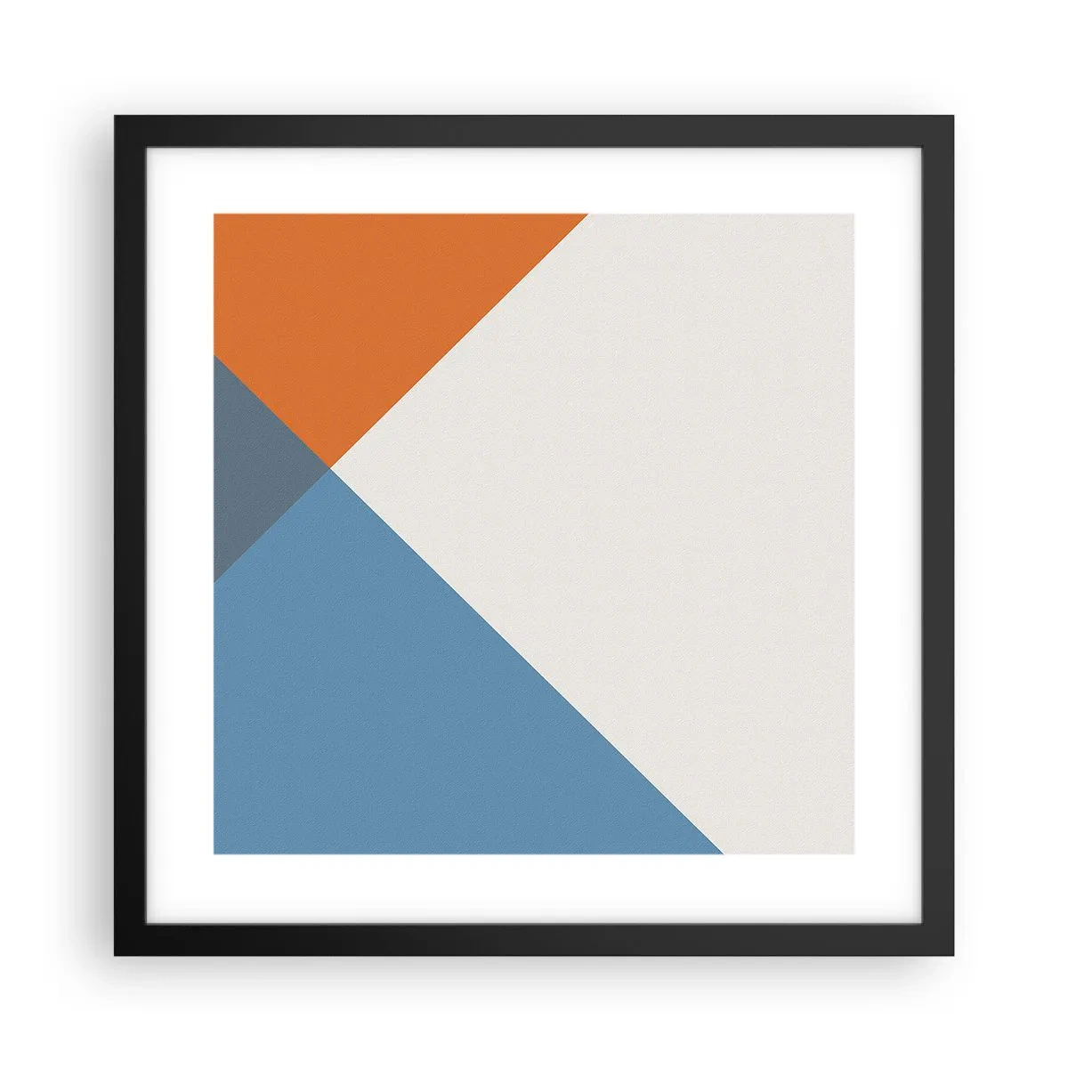 Poster în ramă neagră - La un unghi drept - 40x40 cm