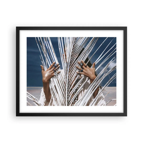 Poster în ramă neagră - Prietena șamanului? - 50x40 cm