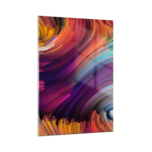 Tablou pe sticlă - Începutul unei lumi noi - 50x70 cm