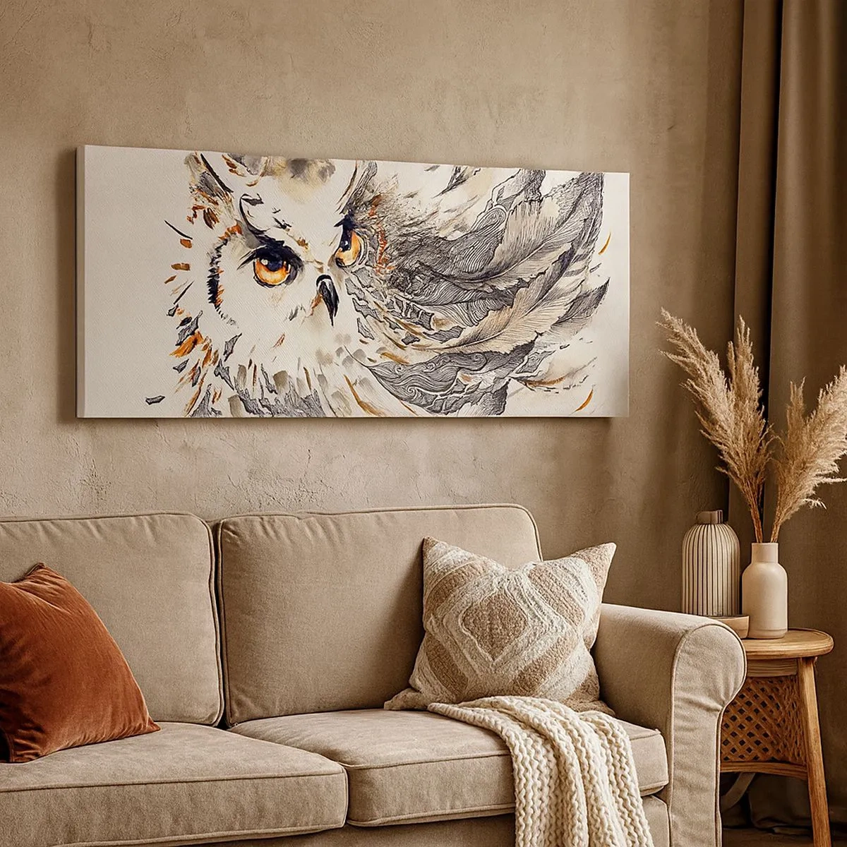 Tablou pe pânză - Ea a venit din lumea magiei - 100x40 cm