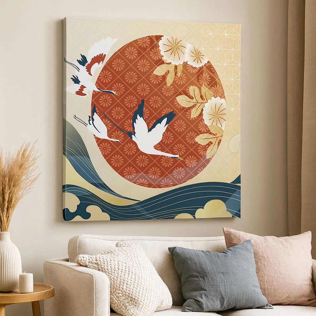 Tablou pe pânză - O fabulă japoneză - 30x30 cm