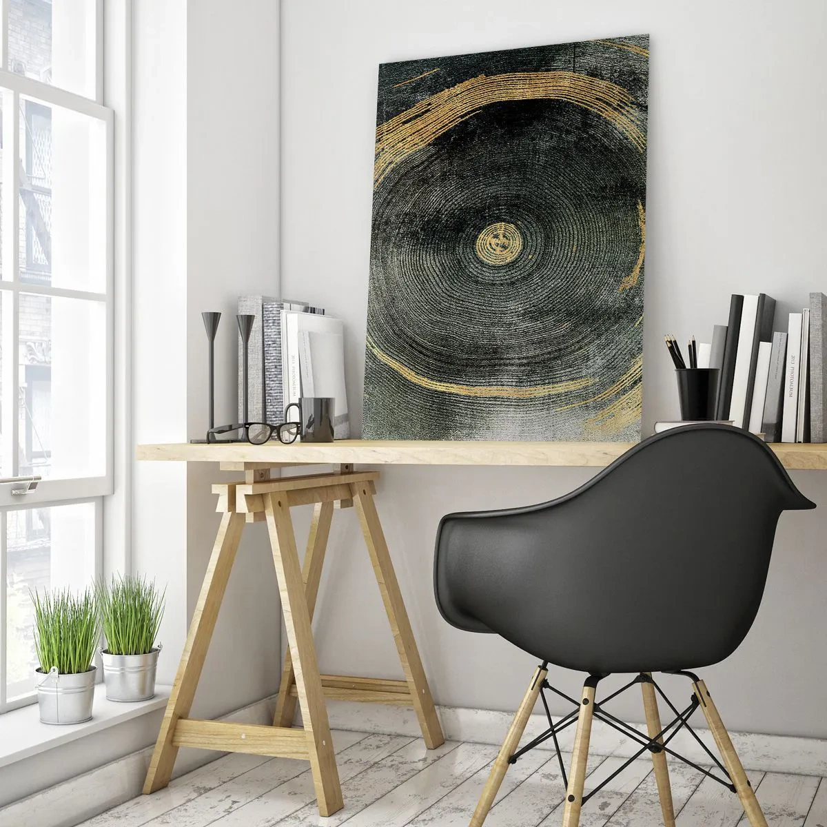Tablou pe sticlă - Schimbare și persistență - 50x70 cm