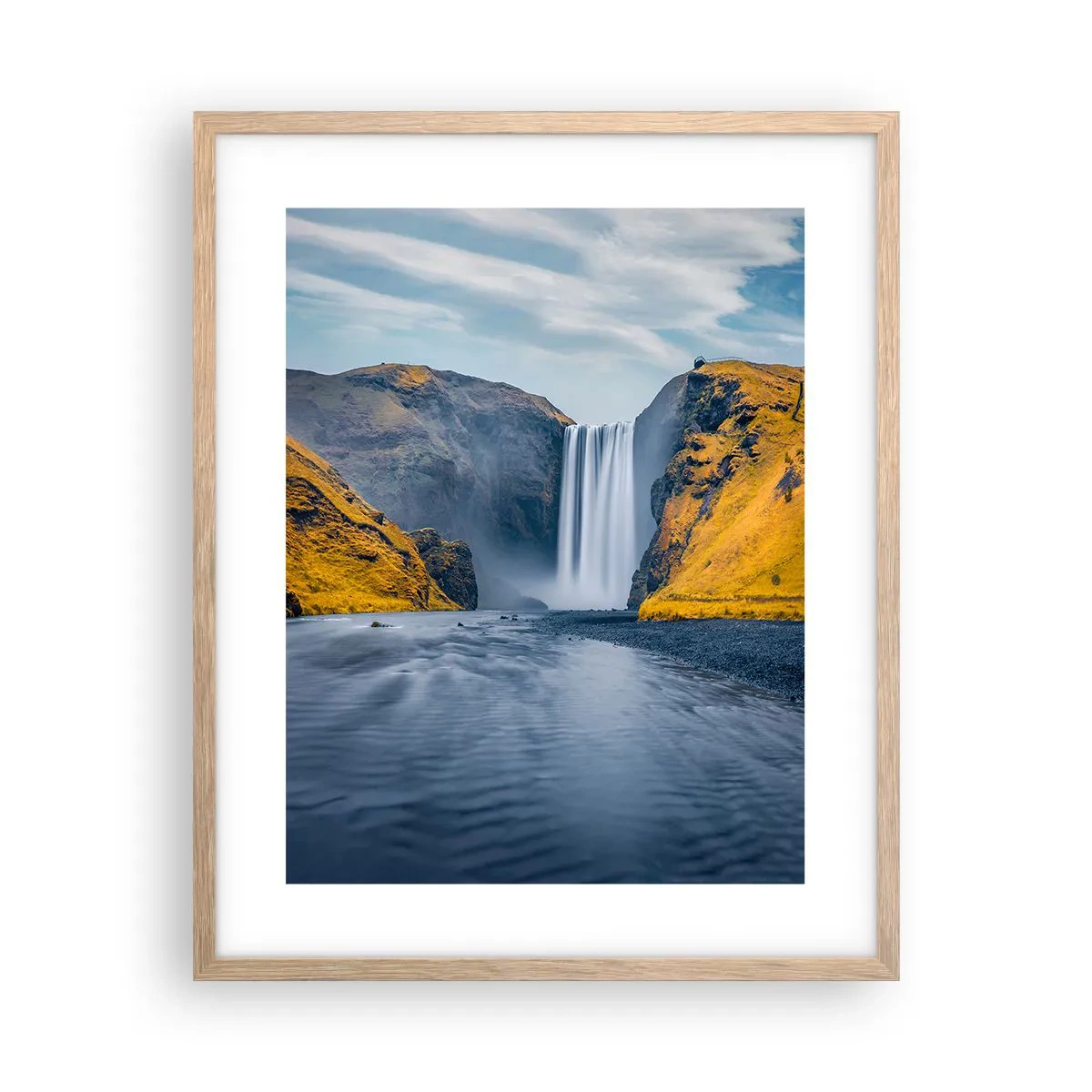 Poster în ramă de stejar deschis - Durată eternă, mișcare eternă - 40x50 cm