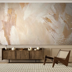 Tapet Premium Sand - Compoziție pastel - Minimalist, Luminos, Bucată - 200x140 cm