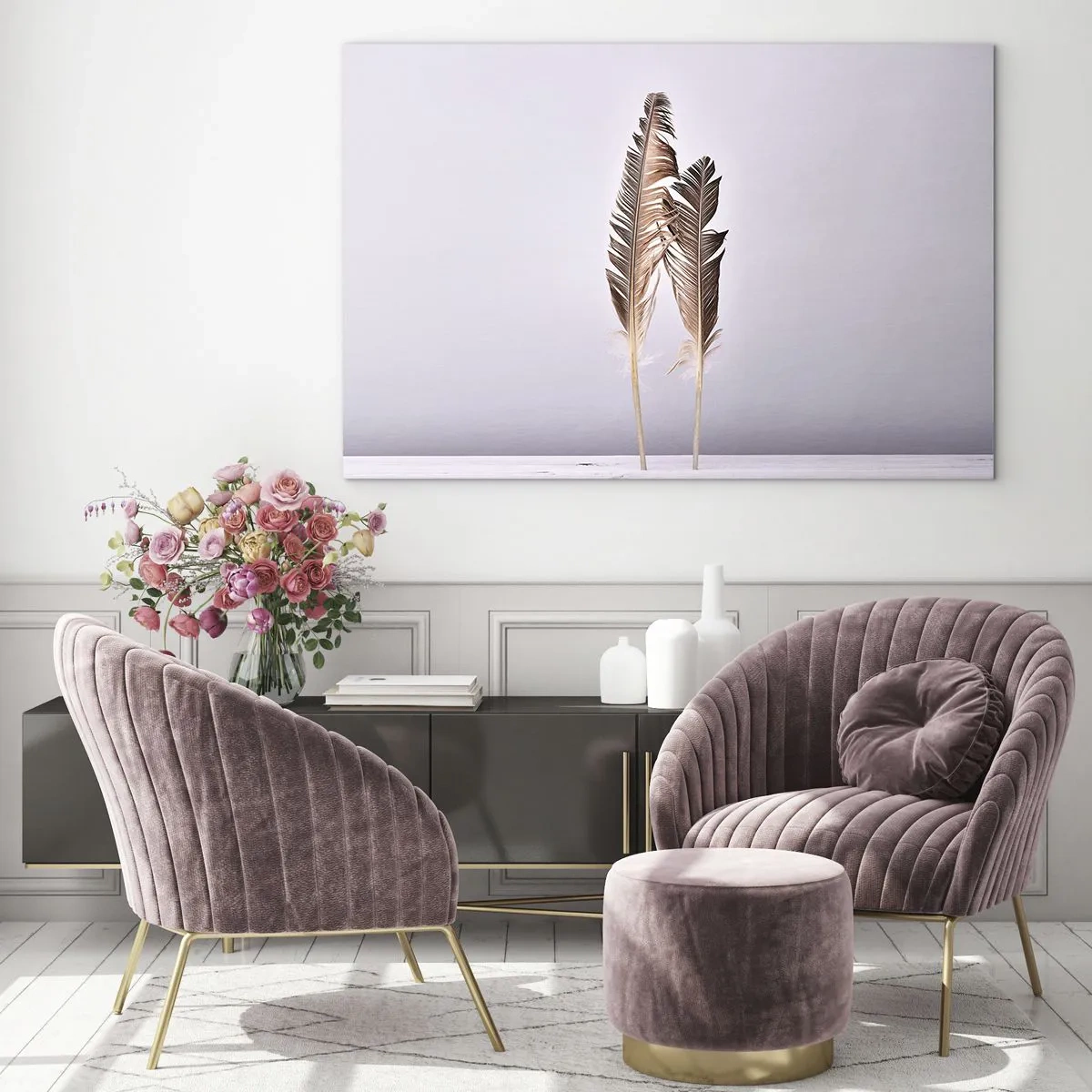 Tablou pe sticlă - Împotriva neantului - 120x80 cm