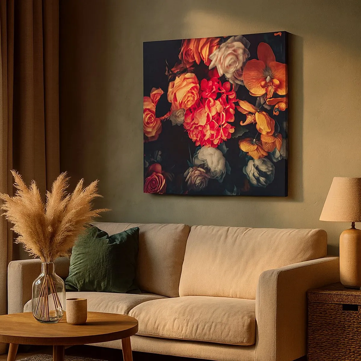 Tablou pe pânză - Ca la maeștri olandezi - 30x30 cm