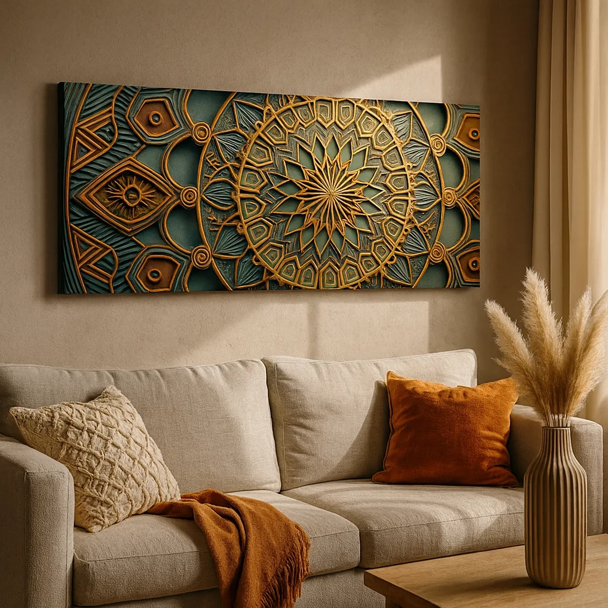 Tablou pe pânză - În stil arabic - 30x30 cm