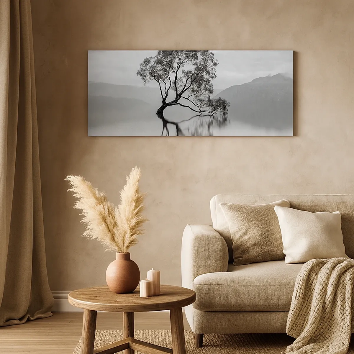 Tablou pe pânză - Există o țară - 30x30 cm