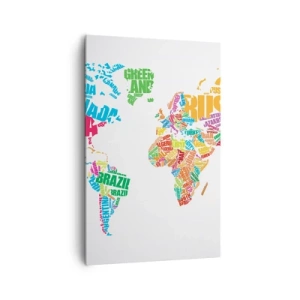 Tablou pe pânză - Vreau să le cunosc pe toate - 80x120 cm