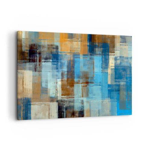 Tablou pe pânză - Prin valul albastru - 120x80 cm