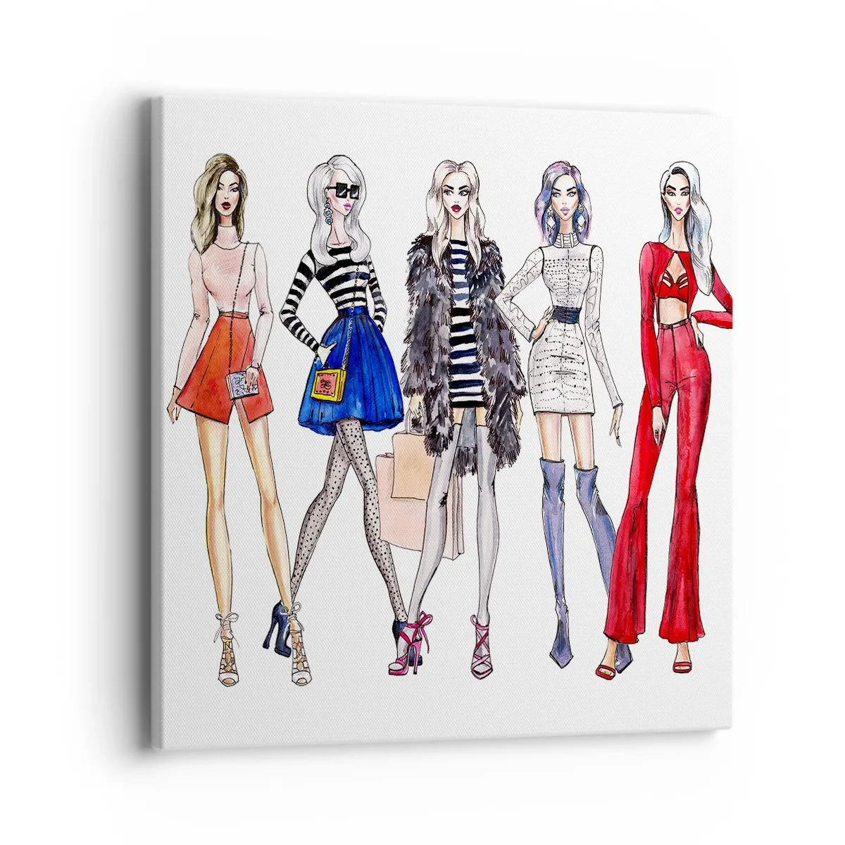 Tablou pe pânză - Every week Fashion Week - 40x40 cm