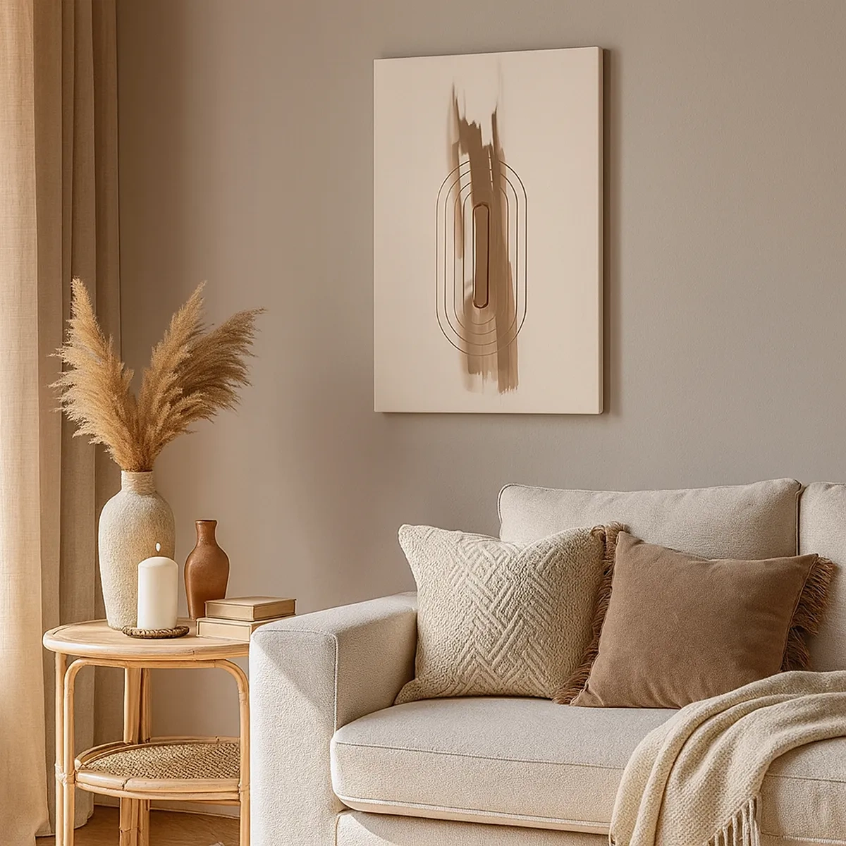 Tablou pe pânză - O adiere de gri - 50x70 cm