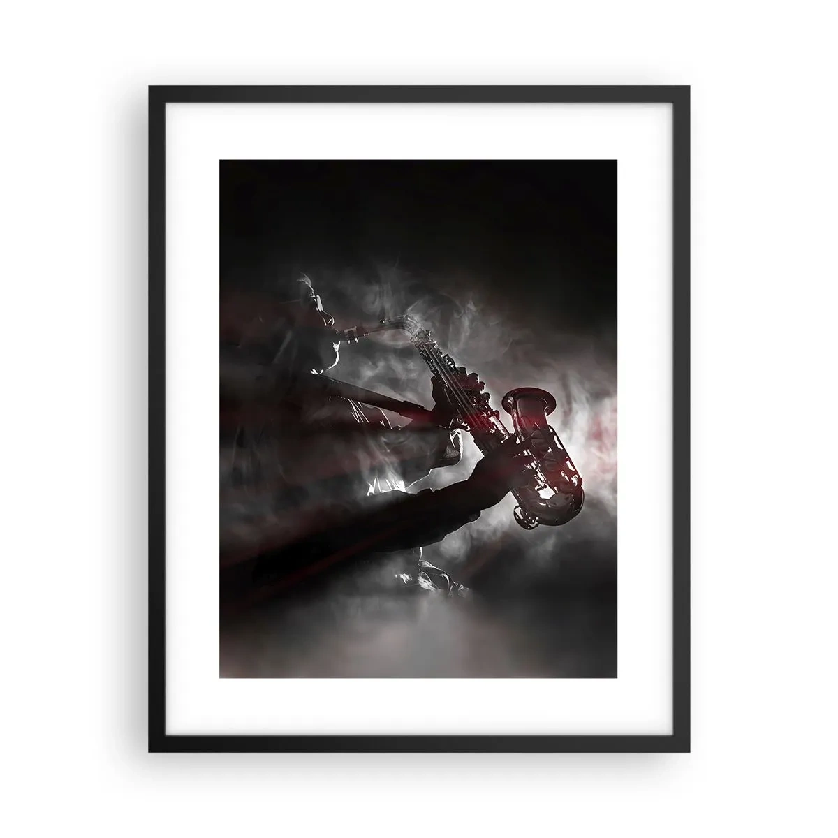 Poster în ramă neagră - În aburul jazzului - 40x50 cm
