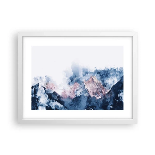 Poster în ramă albă - Acestea sunt vârfurile! - 40x30 cm