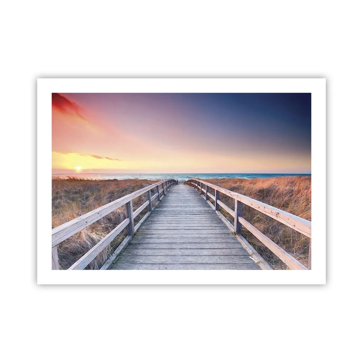 Poster - Aurora baltică de seară - 70x50 cm