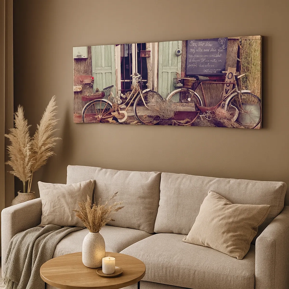 Tablou pe pânză - Trăiască provincia! - 30x30 cm