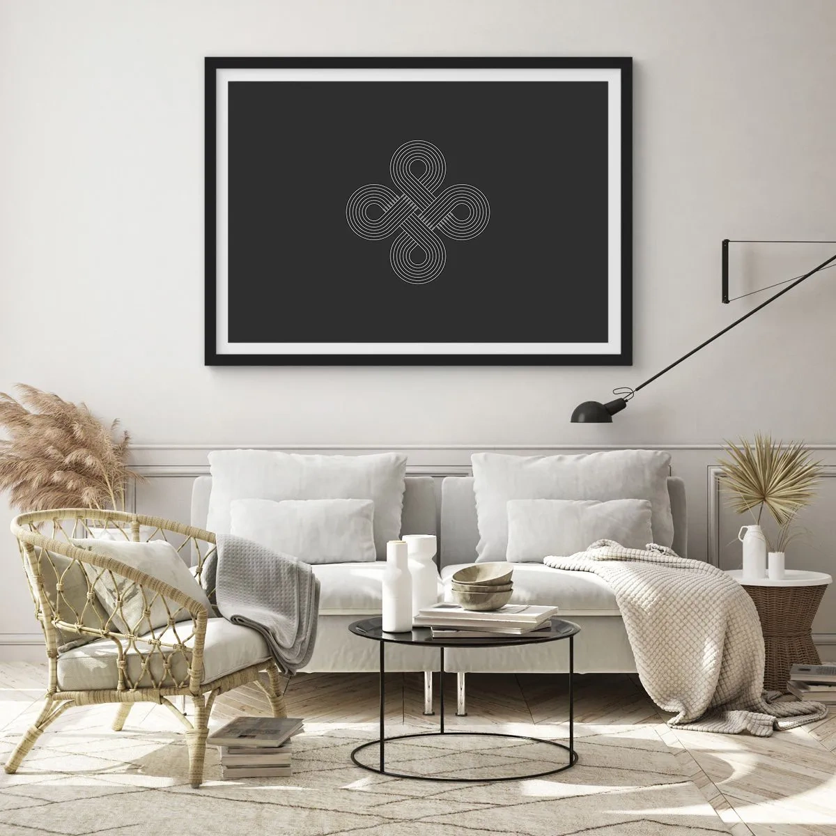 Poster în ramă neagră - În spirit celtic - 50x40 cm