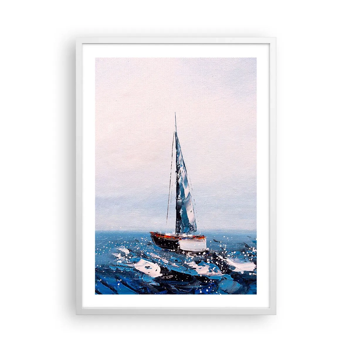 Poster în ramă albă - Frăția vântului - 50x70 cm