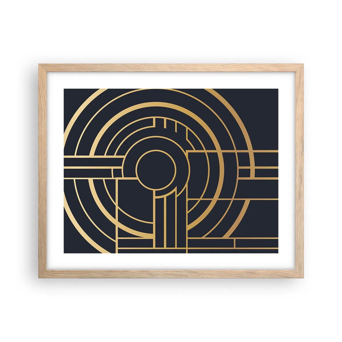 Poster în ramă de stejar deschis - Întoarcerea lucrurilor - 50x40 cm