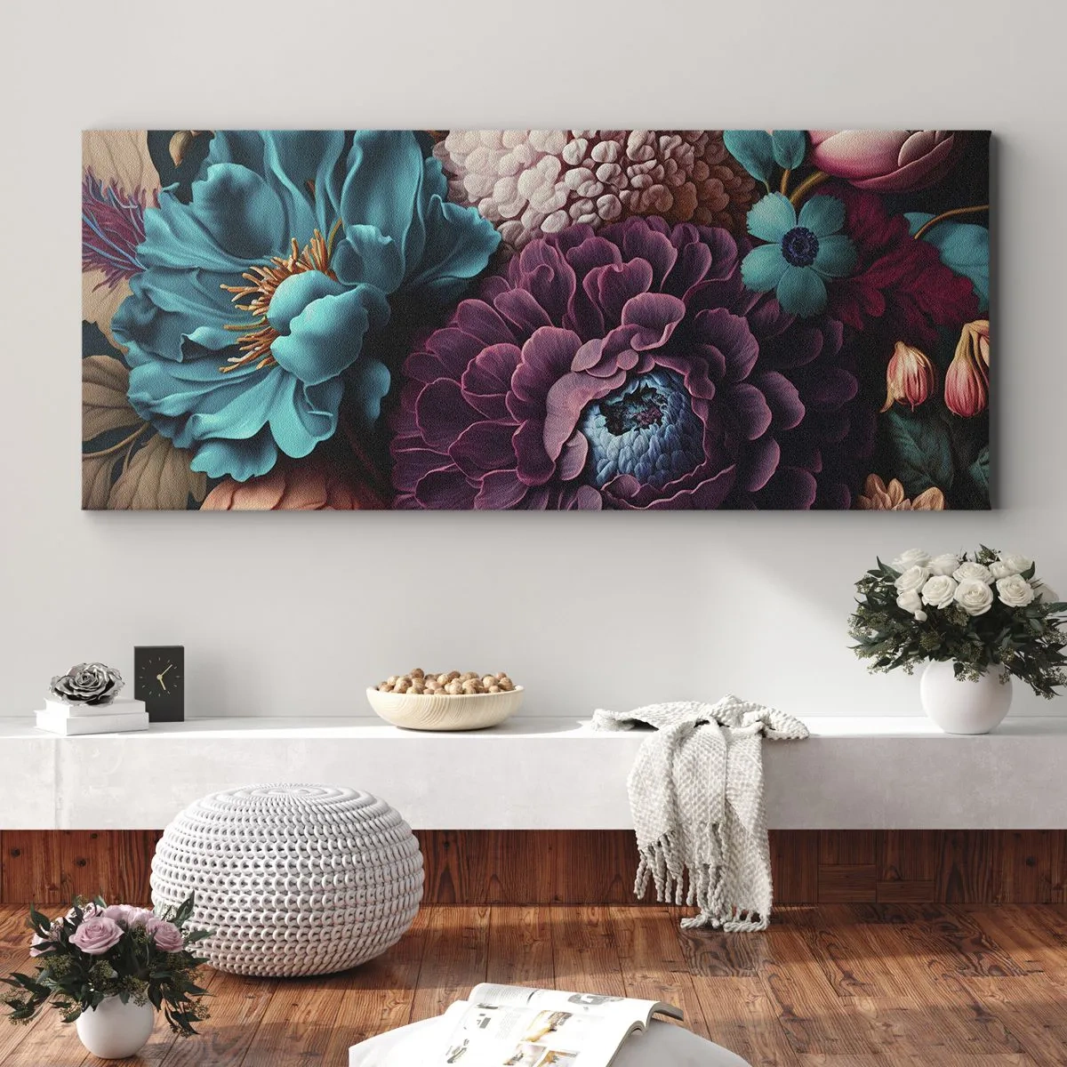 Tablou pe pânză - Natura în abundență - 100x40 cm