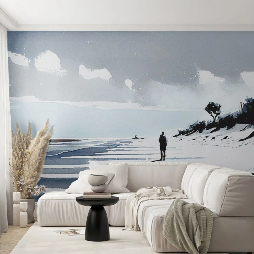 Tapet Premium Sand - Singuratic - Peisaj, plajă, Bucată - 100x70 cm