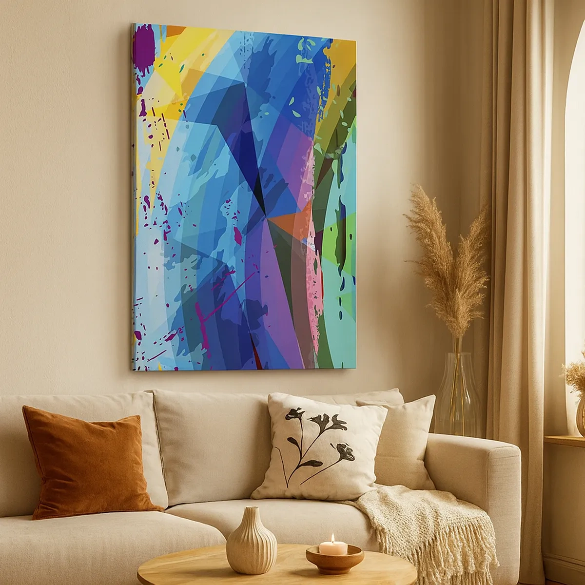 Tablou pe pânză - Amețeli colorate - 50x70 cm