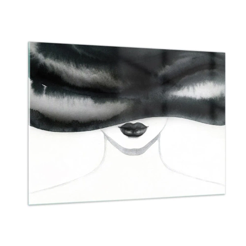 Tablou pe sticlă - Un mister senzual - 100x70 cm