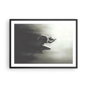 Poster în ramă neagră - De neoprit - 70x50 cm
