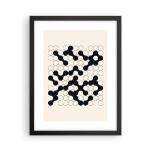 Poster în ramă neagră - Joc chinezesc - o variație - 30x40 cm