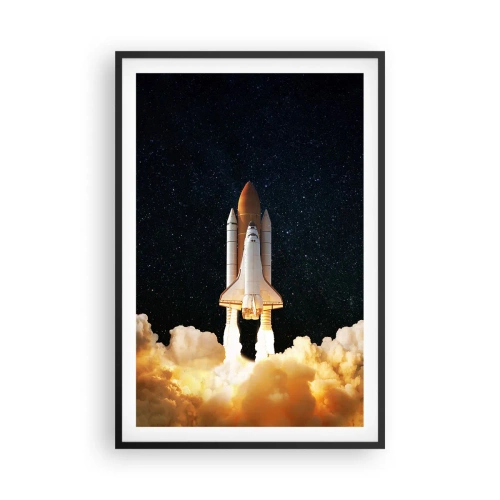 Poster în ramă neagră - Ad astra! - 61x91 cm