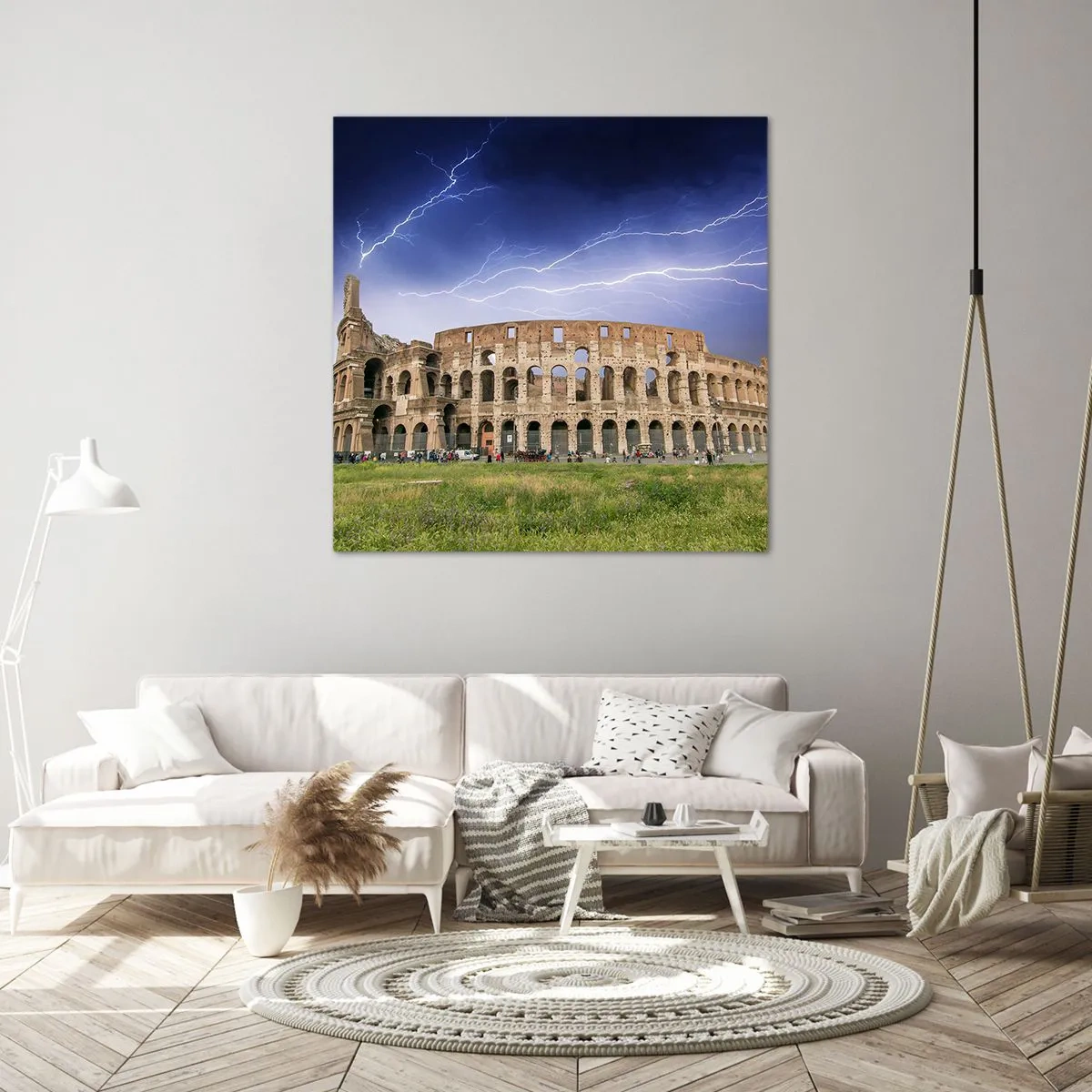 Tablou pe pânză - Arena de luptă - 40x40 cm