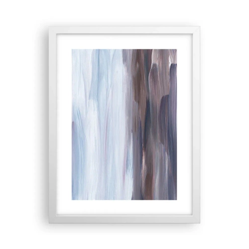 Poster în ramă albă - Elemente: apă - 30x40 cm