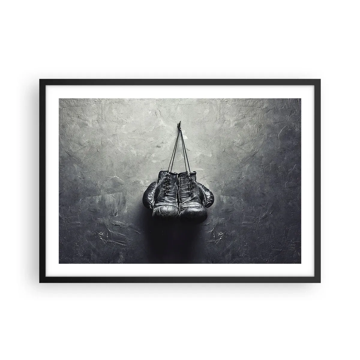 Poster în ramă neagră - Timp de luptă și timp de pace - 70x50 cm