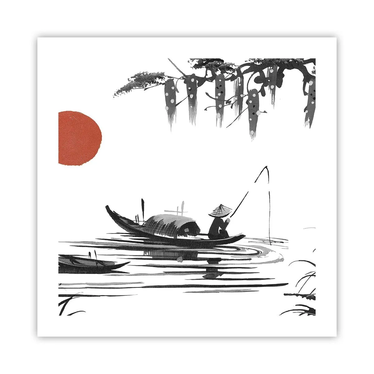 Poster - O după-amiază asiatică - 50x50 cm