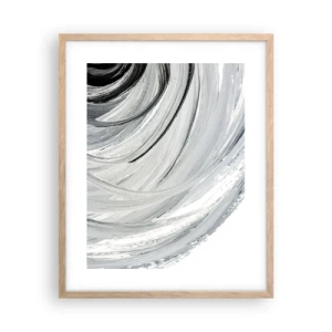 Poster în ramă de stejar deschis - Compoziție orbitală - 40x50 cm